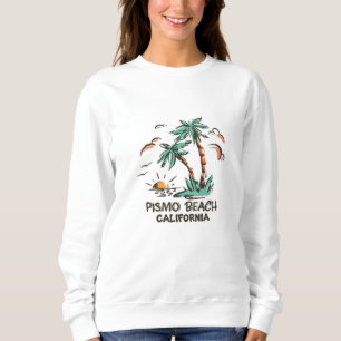 Pismo Beach - California-Colourful Sunset Sweatshirt
