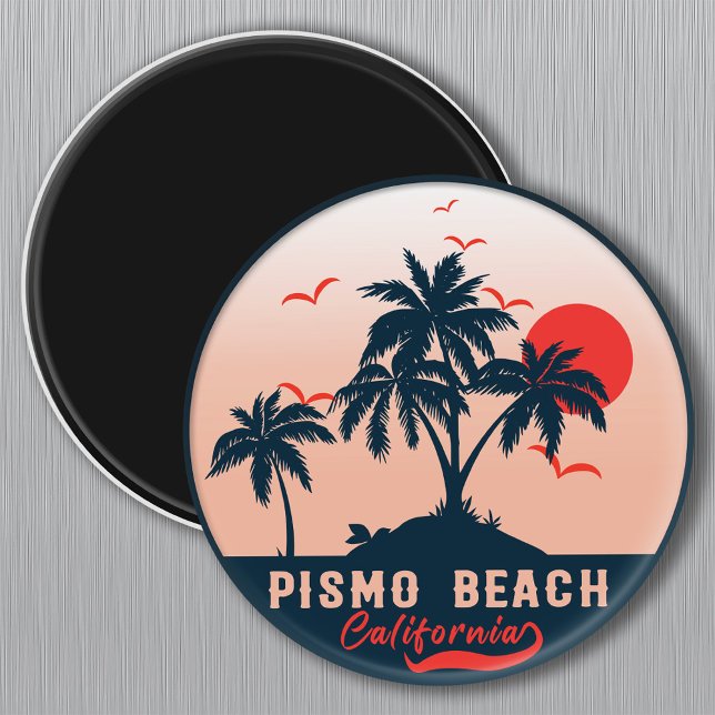Pismo Beach California Sunset Vacation Souvenirs M Magnet (Creator Uploaded)