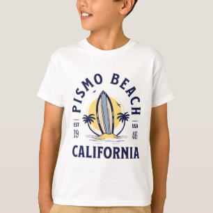 Pismo Beach California Surf Summer Vacation Vintag T-Shirt