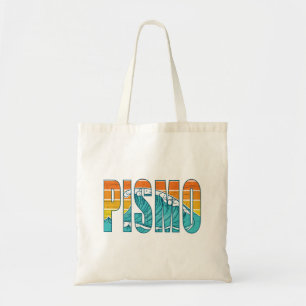 Pismo Beach California Surfers T-Shirt Tote Bag