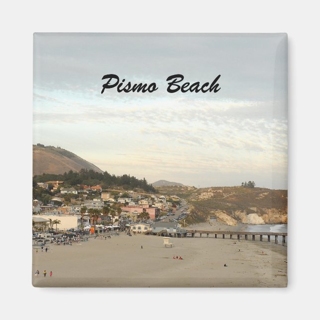 Pismo Beach California Travel Photo Magnet (Front)