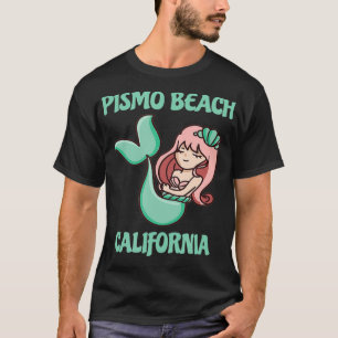 Pismo Beach Cute Mermaid Themed T-Shirt