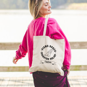 Pismo Beach Disaster Relief Captain Tote Bag