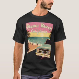 Pismo Beach Retro Beach Vacation Souvenir Californ T-Shirt