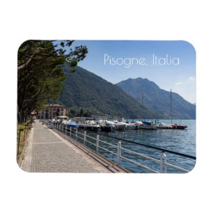 Pisogne and Lake Iseo, Lombardy, Italy Magnet