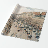 Pissarro - Boulevard Montmartre, Afternoon Sun