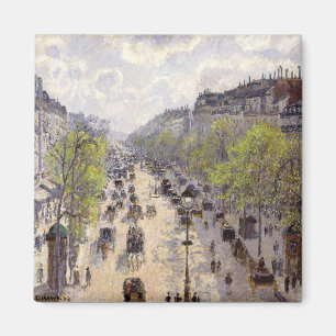 Pissarro - Boulevard Montmartre, Spring Magnet