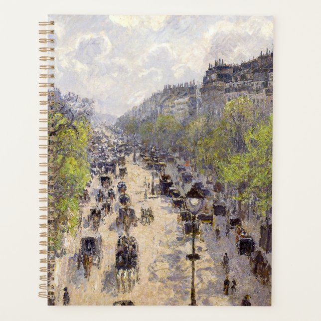 Pissarro - Boulevard Montmartre, Spring Planner (Front)
