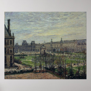 Pissarro - Carrousel Grey Weather 1899 Poster