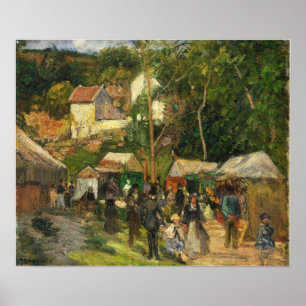 Pissarro - Festival At The Hermitage 1876 Poster