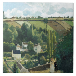 Pissarro - Jalais Hill, Pontoise, Tile