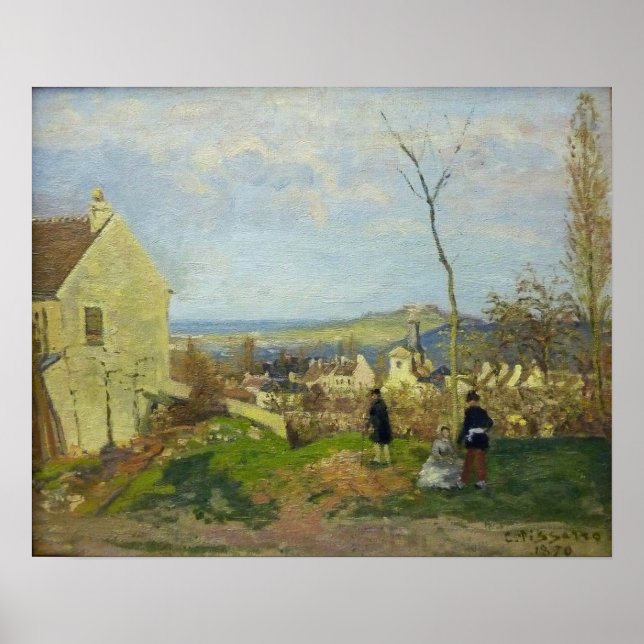 Pissarro - Louveciennes With Mont Valerien In Back Poster (Front)