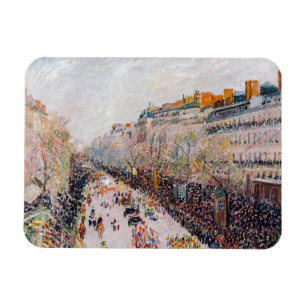 Pissarro - Montmartre, Mardi Gras on the Boulevard Magnet