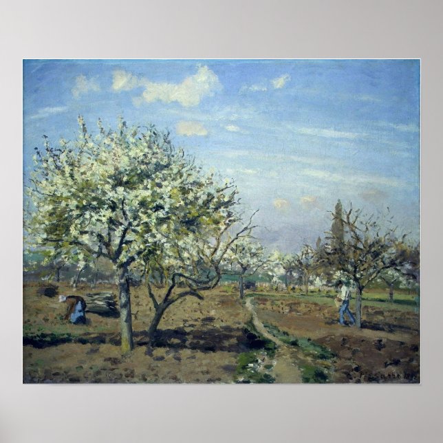 Pissarro - Orchard In Bloom Louveciennes 1892 Poster (Front)