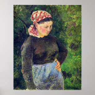 Pissarro - Peasant Woman 1880 Poster