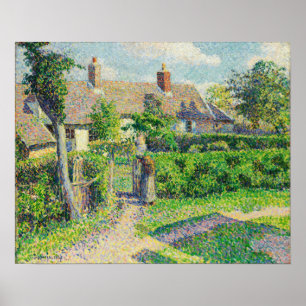 Pissarro - Peasants' Houses Eragny Poster