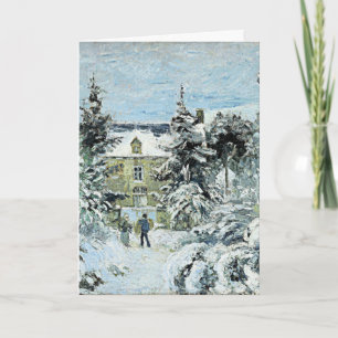 Pissarro - Piette's House at Montfoucault Card