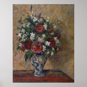 Pissarro Still life with peonies and mock orange Poster