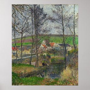 Pissarro - The Banks Of The Viosne At Osny Poster