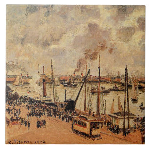 Pissarro - The Port Le Havre Tile