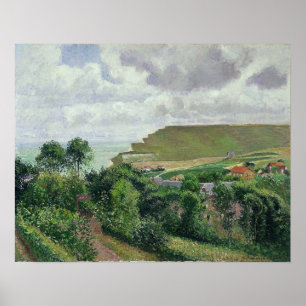 Pissarro - View Of Berneval 1900 Poster