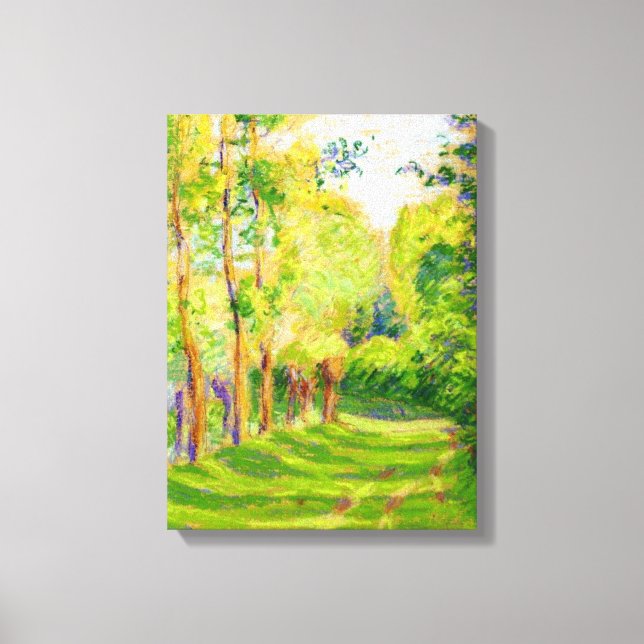Pissarro's "Landscape at St Charles" Canvas Print (Front)