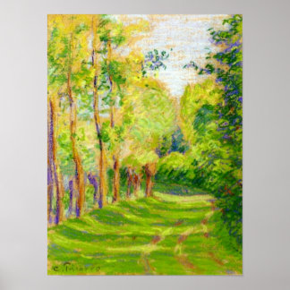 Pissarro's "Landscape at St Charles" - Poster