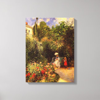 Pissarro's "The Garden at Pontoise" Canvas Print