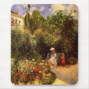 Pissarro's "The Garden at Pontoise" - Mousepad