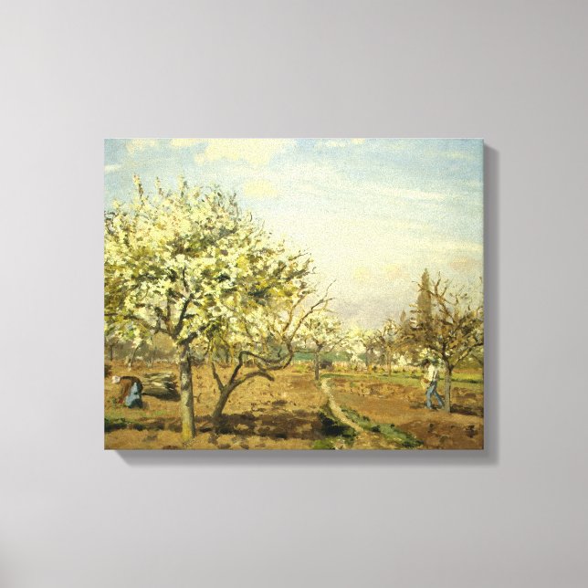 Pissarro's "The Orchard" Canvas Print (Front)