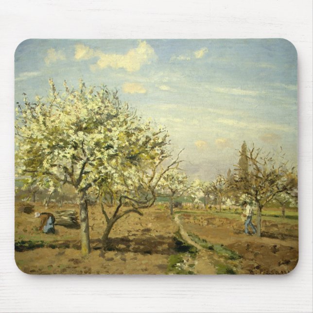 Pissarro's "The Orchard" -  Mousepad (Front)