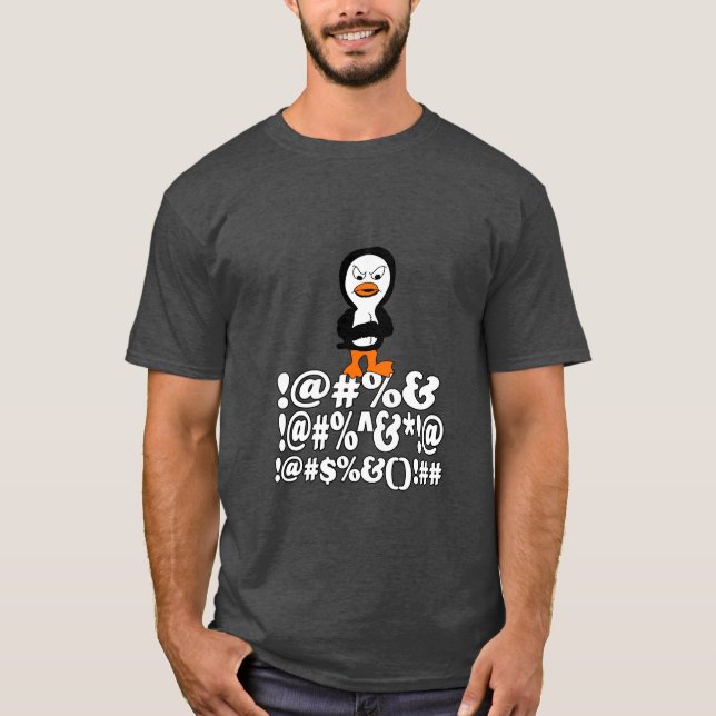 Pissed Off Penguin T-Shirt (Front)