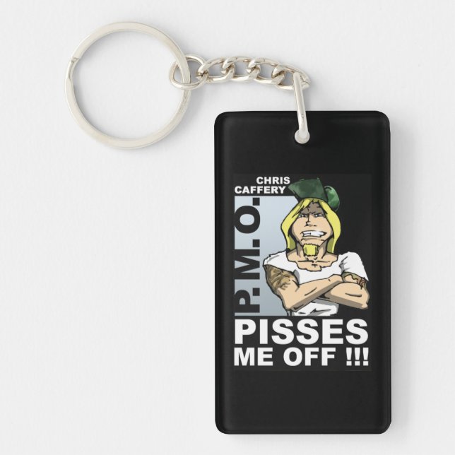 Pisses Me Off Acrylic Keychain - one image (Front)