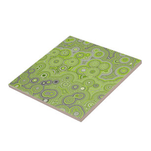 Pistachio Agate Flow – Elegant Abstract Pattern Tile