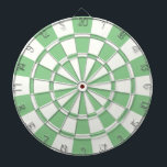 Pistachio And White Dartboard<br><div class="desc">Pistachio And White Dart Board</div>