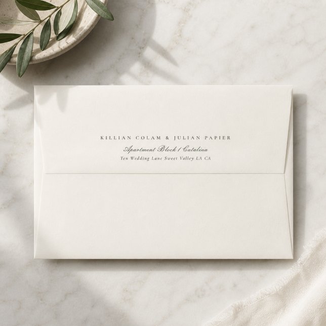 Pistachio Green Wedding Guest Envelope (Creator Uploaded)