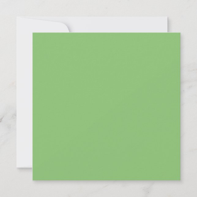 Pistachio Nut Green Solid Colour Card (Front)