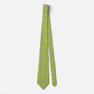 Pistachio Nut Seamless Pattern Tie