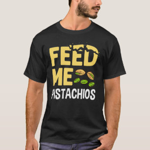 Pistachio Nuts Tree Ice Cream Dessert Unsalted Bow T-Shirt