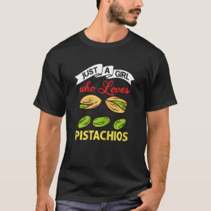 Pistachio Nuts Tree Ice Cream Dessert Unsalted Bow T-Shirt