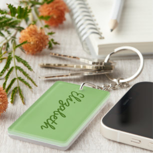 Pistachio Solid Colour Key Ring