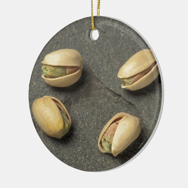 Pistachios Ceramic Tree Decoration (Left)