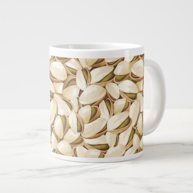 Pistachios Large Coffee Mug (Front Right)