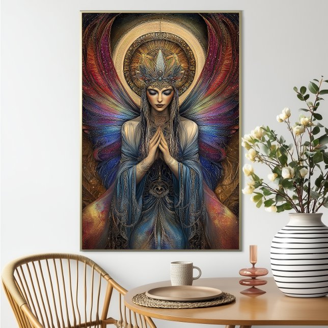 Pistis Sophia Gnostic Goddess Art Nouveau Painting Poster (Creator Uploaded)