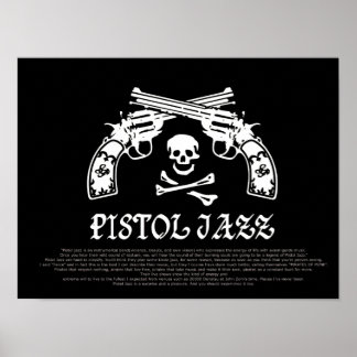 PISTOL JAZZ LOGO ポ ス タ ー POSTER