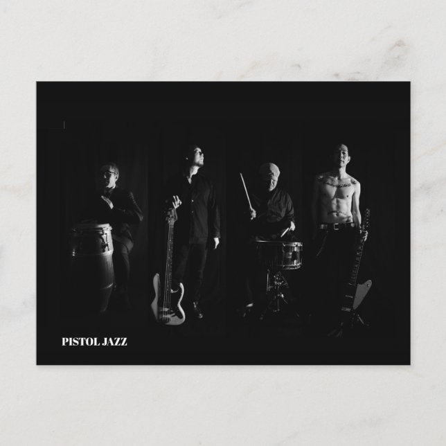 PISTOL JAZZ POSTCARD (Front)