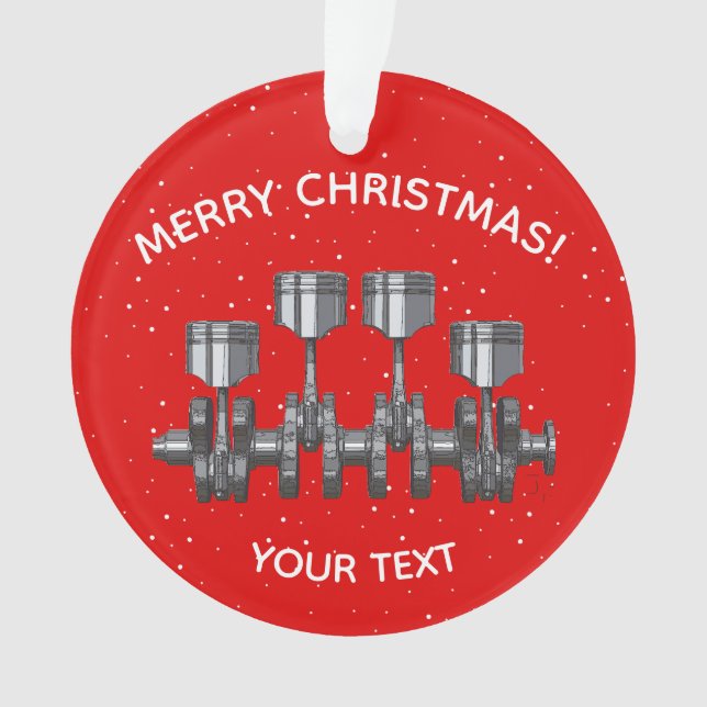 Piston Crankshaft -Turbocharger Ornament (Front)