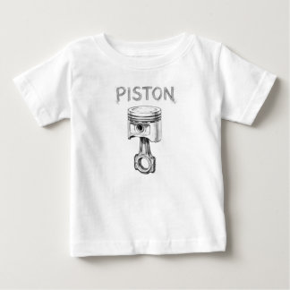Piston pencil sketch drawing baby T-Shirt