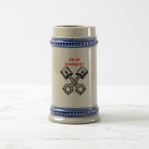 Piston Power X Beer Stein