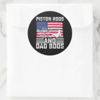 Piston Rods And Dad Bods Mechanic Usa 4th Of July